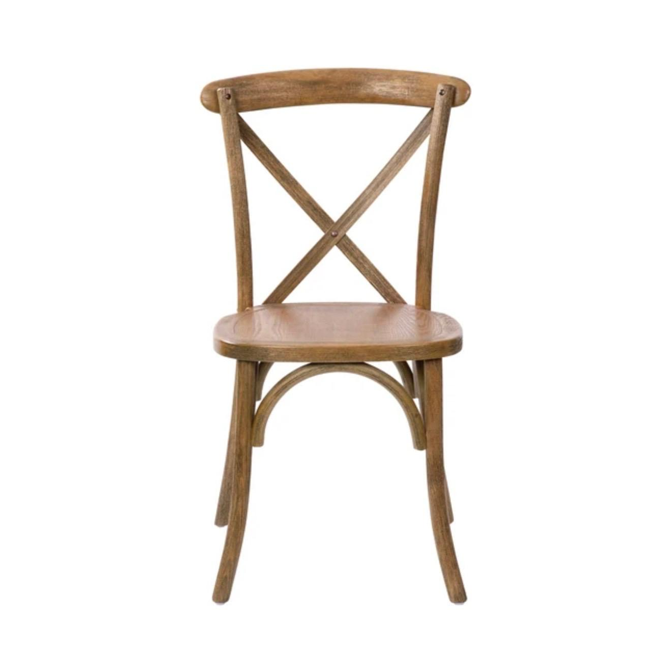 Chestnut Cross-Back Chair