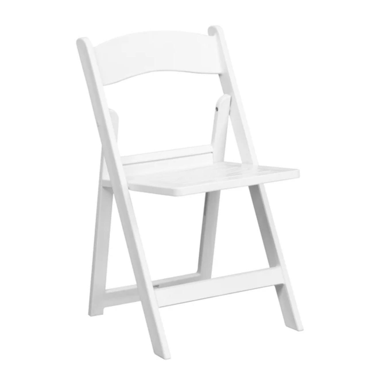 White Folding Chair