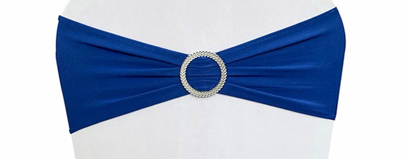 Blue Decorative Chair Sash