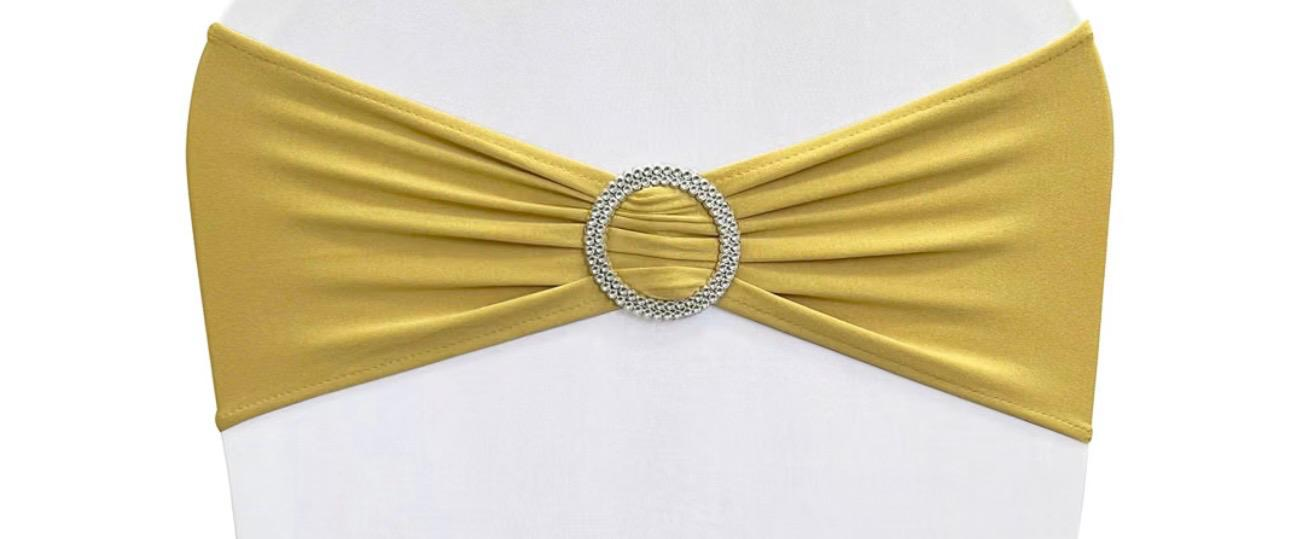 Gold Decorative Chair Sash