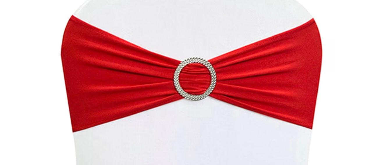 Red Decorative Chair Sash